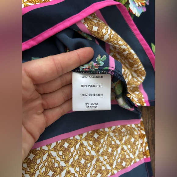 Ellen Tracy Floral Tunic - Picture 10 of 15